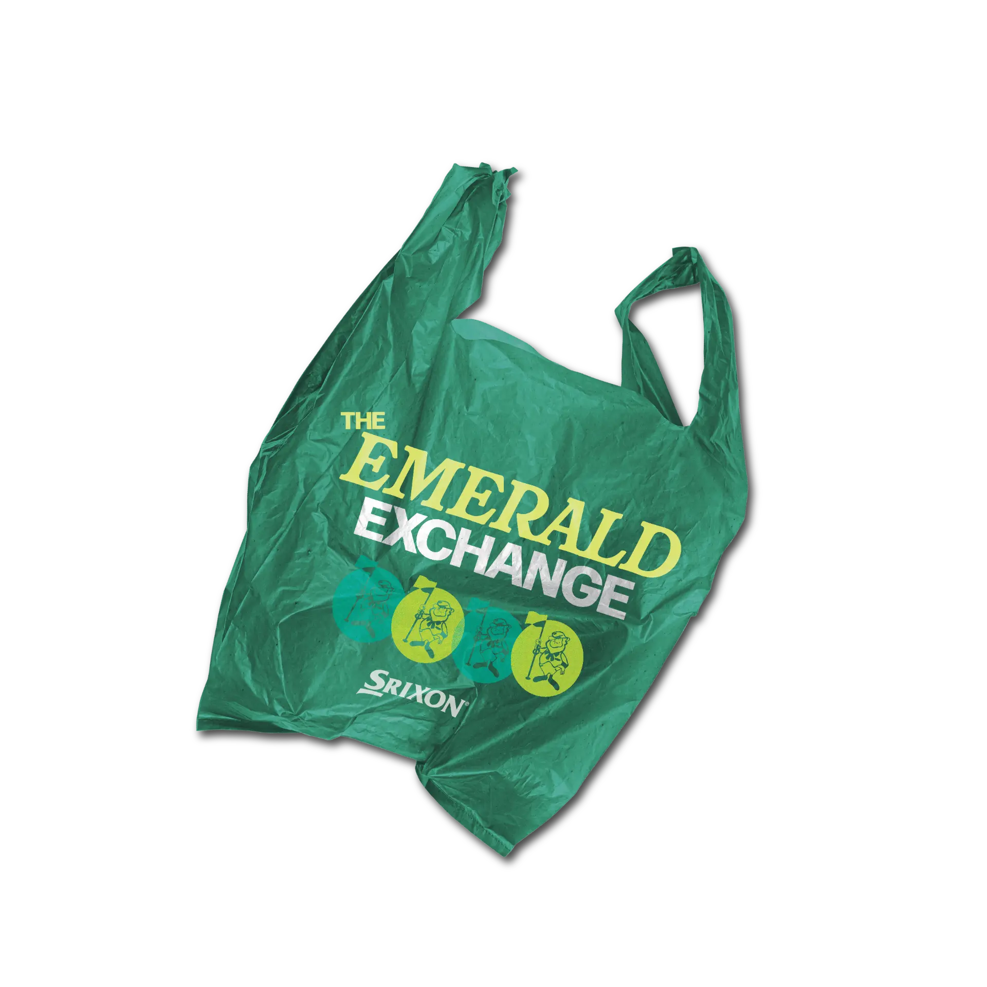 Green Emerald Exchange shopping bag with the Srixon logo